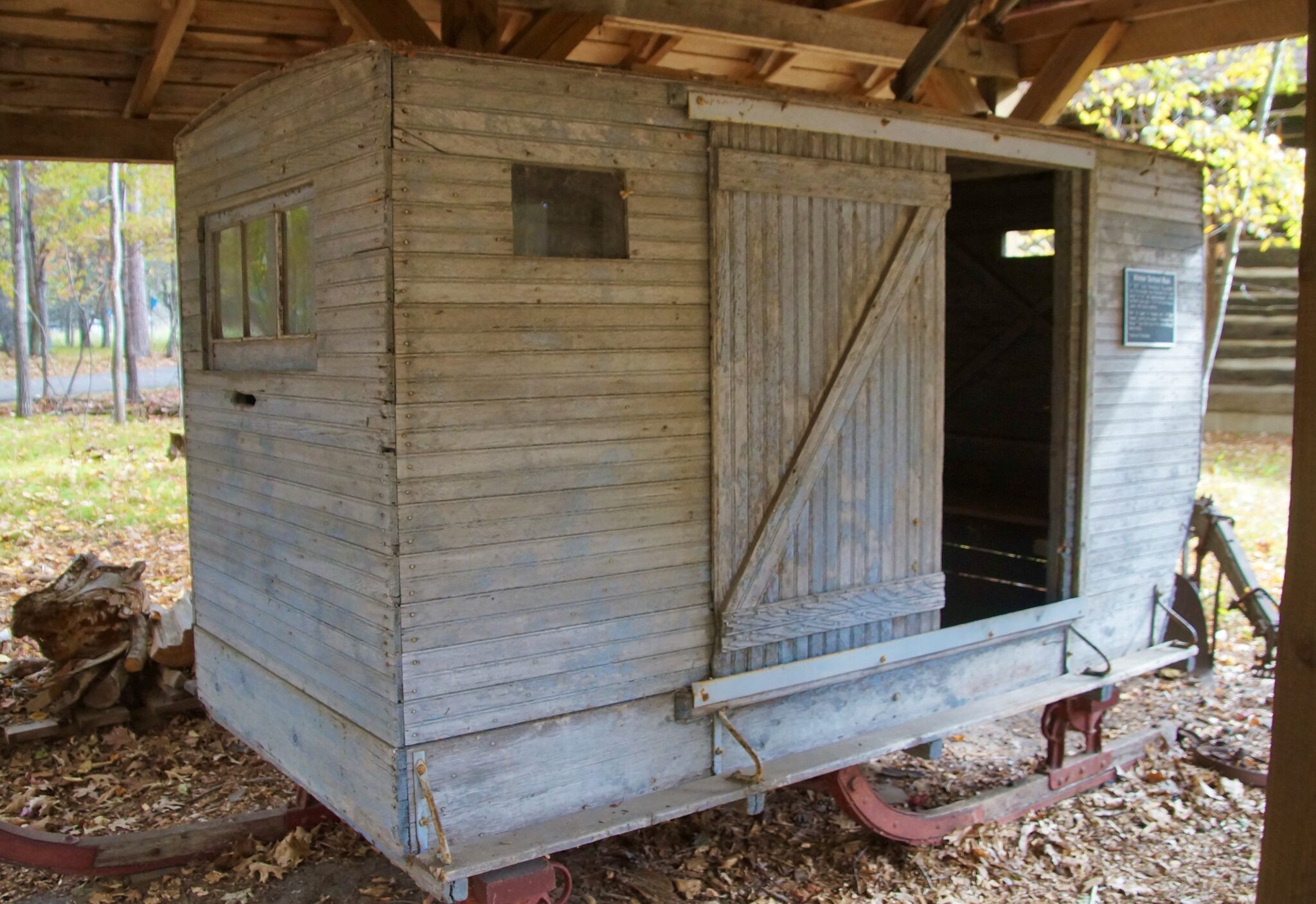 The Horse Drawn School Bus Sleigh Crosslake Log Village